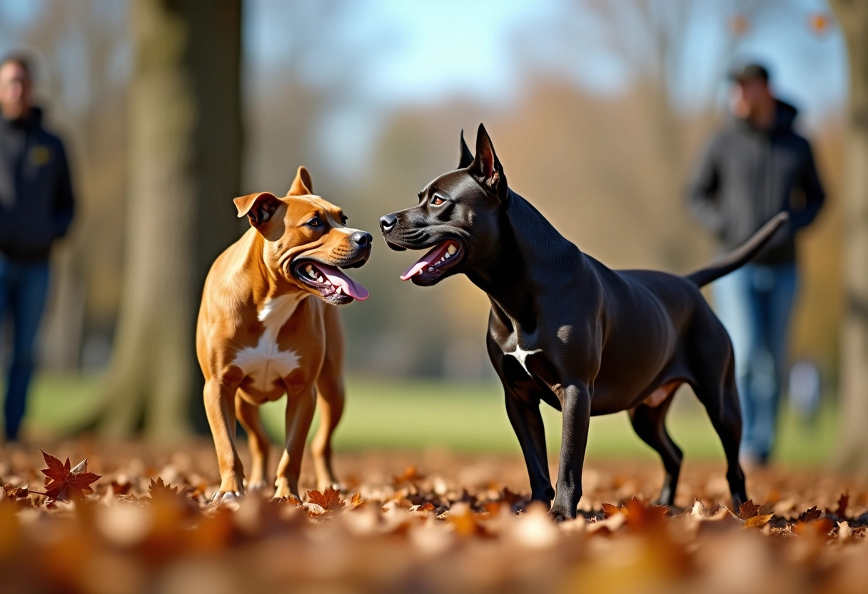 chien staffie